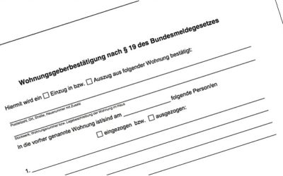 Wohnungsgeberbestätigung Formular als PDF herunterladen – rechtssicher handeln