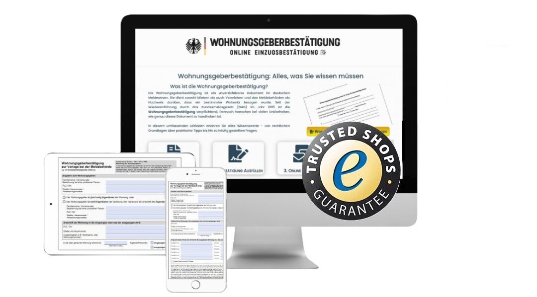 Wohnungsgeberbestätigung – Hessen | Formular & PDF