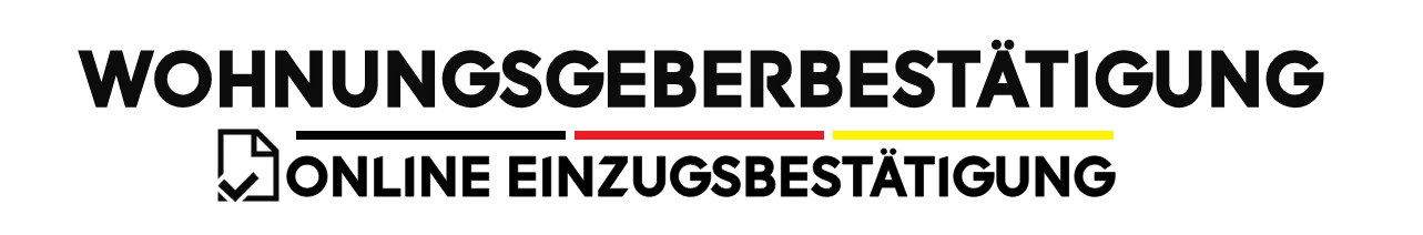 Wohnungsgeberbestätigung