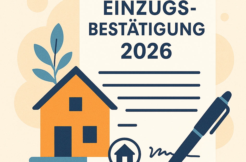 Einzugsbestätigung 2026 – Rechtliche Grundlagen und Bedeutung
