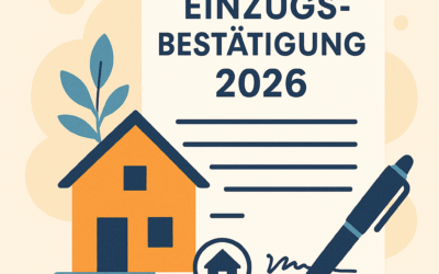 Einzugsbestätigung 2026 – Rechtliche Grundlagen und Bedeutung
