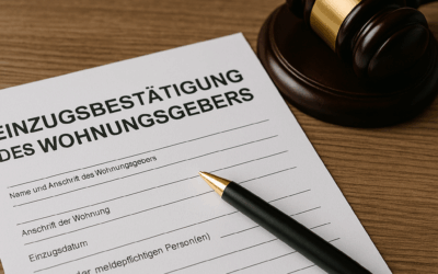 Einzugsbestätigung Wohnungsgeber 2026 – Rechtliche Grundlagen und Pflichten