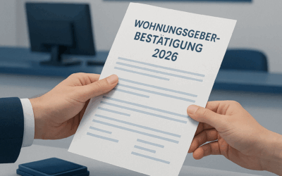 Wohnungsgeberbestätigung 2026 – Rechte, Pflichten, Folgen